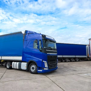 Blue truck