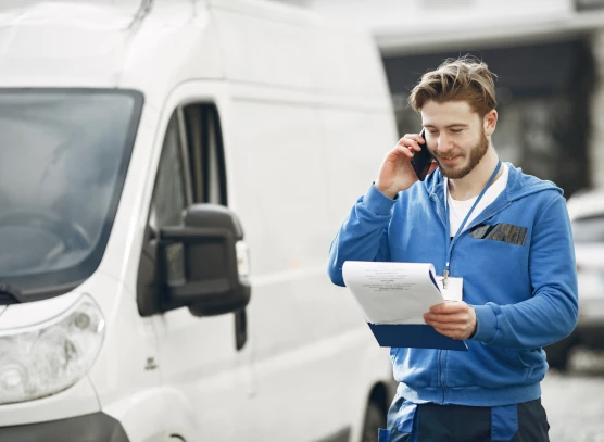 Man talking on the phone