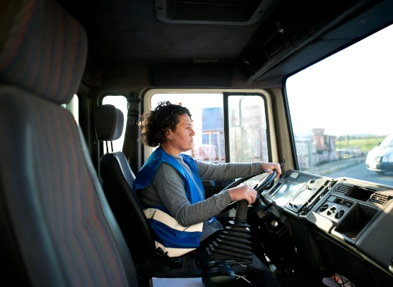 woman driving